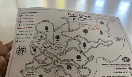 Curi-Cacha Reserve Map