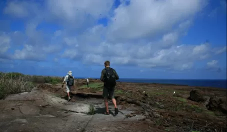 hiking in the galapagos
