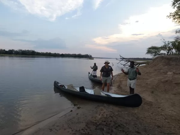 Canoeing the Discovery Channel of the Zambezi River