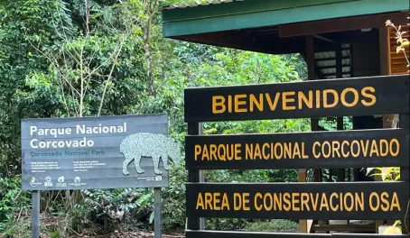 Registration area in Corcovado National Park