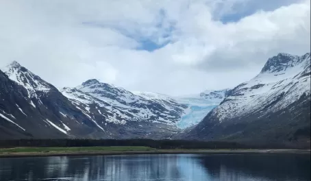 Our first look at a Norwegian glacier