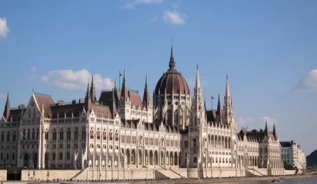 The breathtakingly beautiful Hungarian State Parliament Building