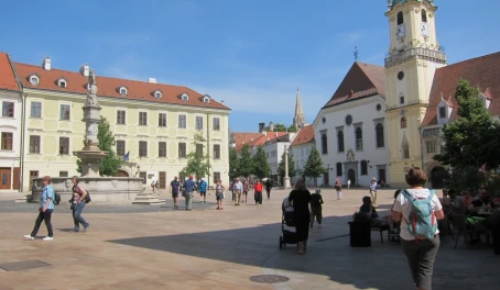 Wandering around Bratislava Castle