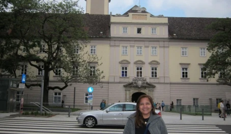 Selfie at the Linzer Landhaus