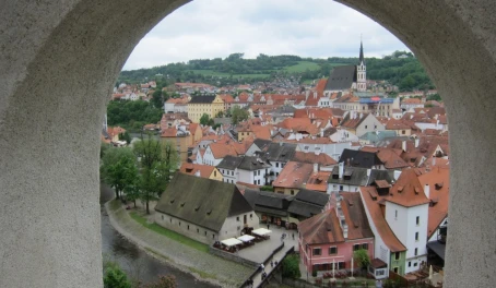 Medieval town Český Krumlov, Czech Republic