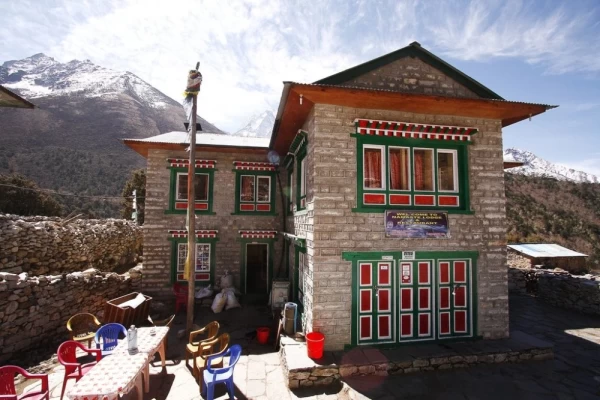 Local mountain lodge going to Mt. Everest
