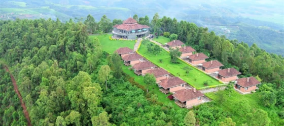 Nyungwe Top View Hill Hotel aerial view