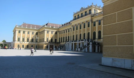 Schönbrunn Palace in Vienna, Austria