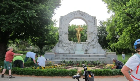 Johann Strauss monument Vienna, Austria