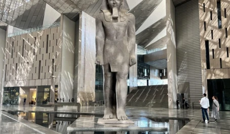 Inside of GEM Museum, Egypt