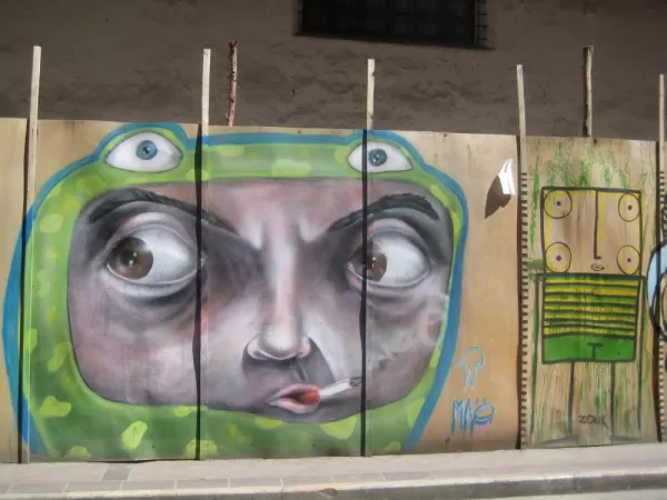 Street art in Cuenca