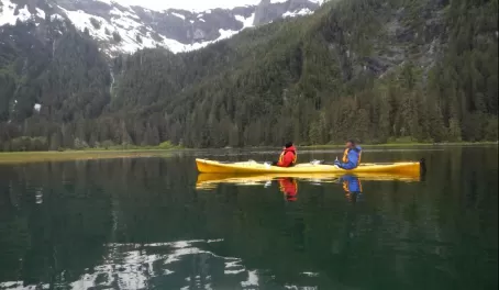 Kayaking still waters