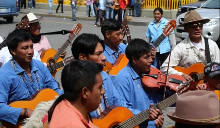 Local musicians in the street