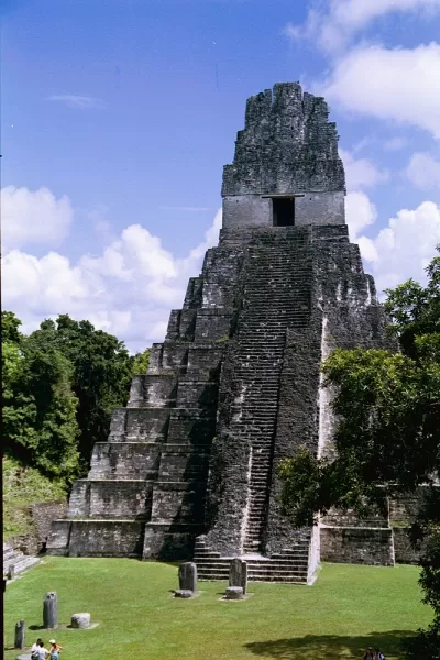 The majestic Temple I of the Tikal ruins