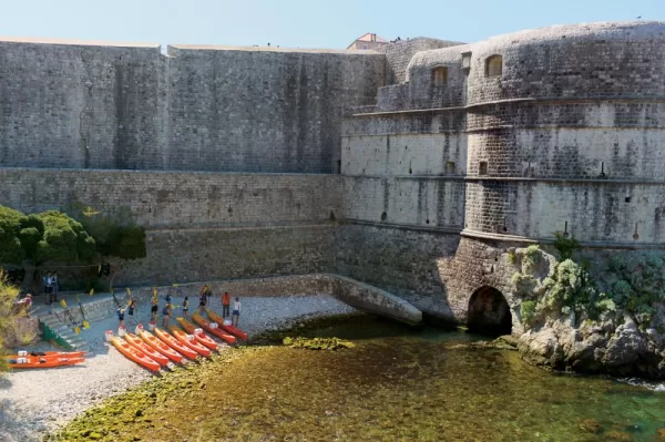 Kayak the historic waterways of Dubrovnik