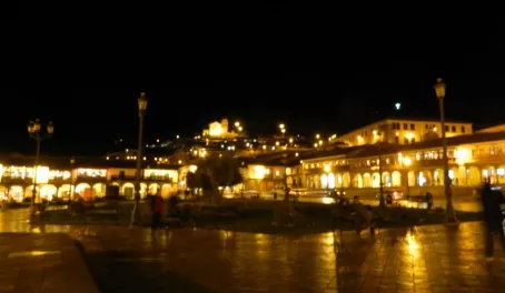 Plaza de Armas nighttime