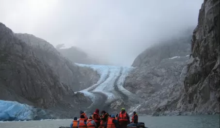 Viewing Pia Glacier