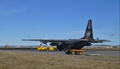 Hercules C-130 in Rio Gallegos, Argentina