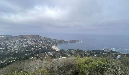 View from Sendero del Cristo in El Boldo Zapallar Park