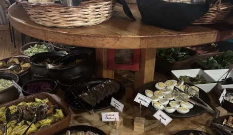 Lunch items at EcoCamp