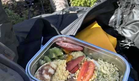 My boxed lunch during one of our excursions