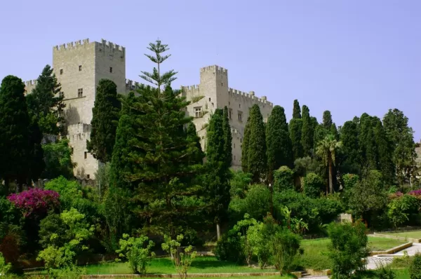 Enjoy the beautiful grounds of the Rhodes Citadel