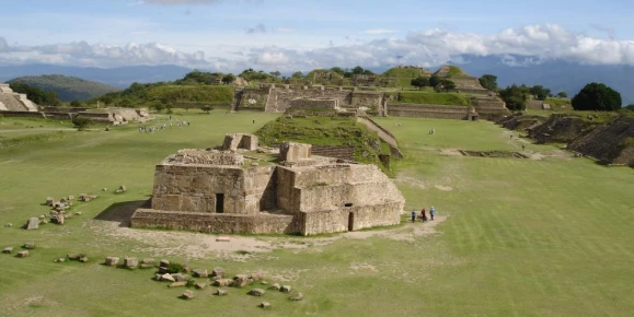 Panorama of Monte Alban, Oaxaca