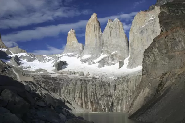 The infamous "towers" in Torres del Paine