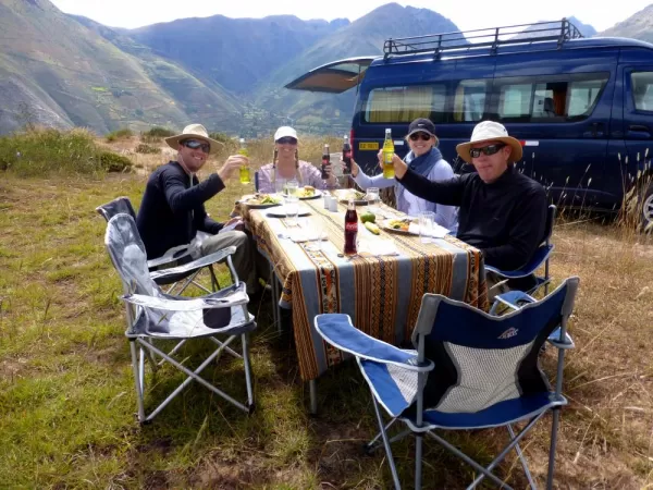 Sacred Valley Picnic - Note the Chairs