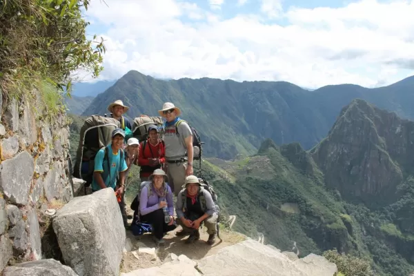 Final leg from Sun Gate to Machu Picchu