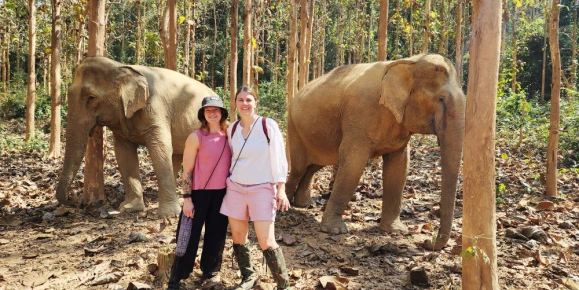 Elephant encounter with Mandalao