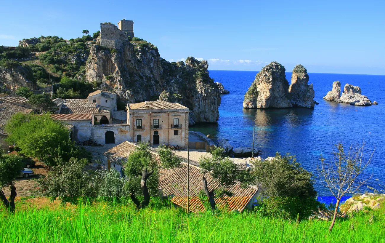 Cruise past the lush Sicilian landscape
