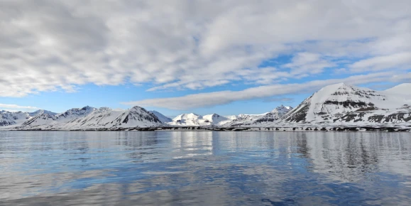 A vast view of the Arctic.