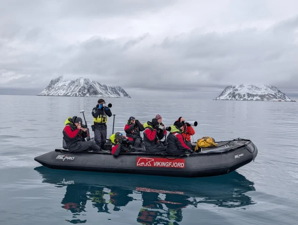 Photographers in Fuglesfjorden Svalbard