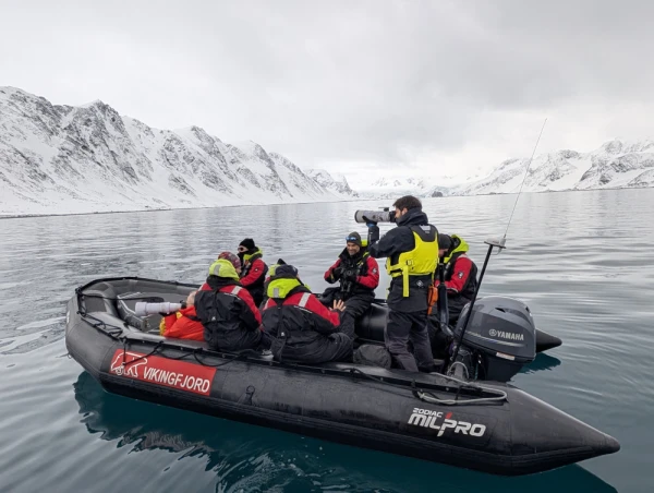Photographers in Fuglesfjorden Svalbard