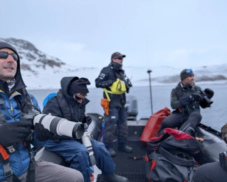 Photographers in Fuglesfjorden Svalbard
