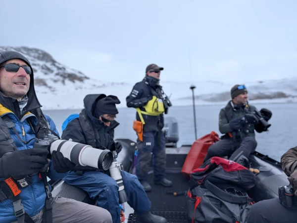 Photographers in Fuglesfjorden Svalbard