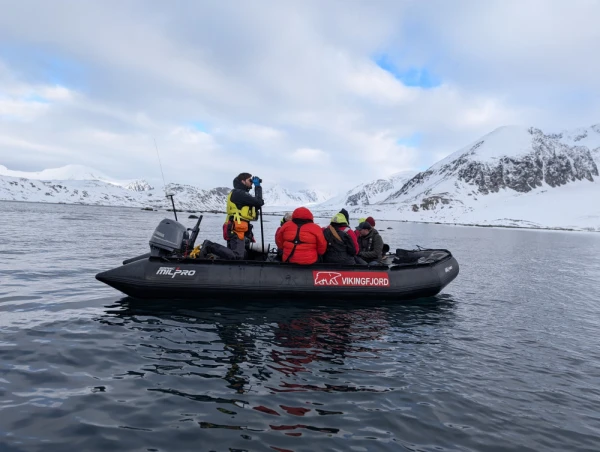 Photographers in Fuglesfjorden Svalbard