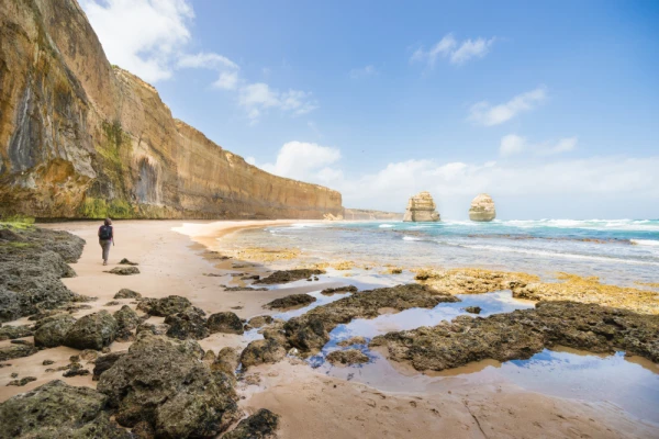 Twelve Apostles along Great Ocean Road in Victoria, Australia