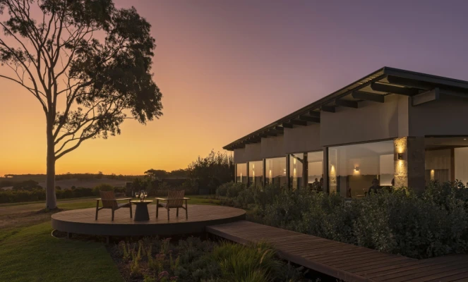 Sunset at The Louise in Barossa Valley