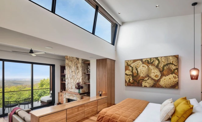 Sequoia Lodge's guest suite in Adelaide Hills