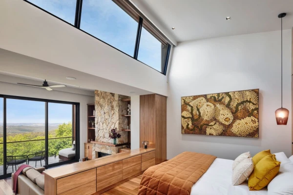 Sequoia Lodge's guest suite in Adelaide Hills