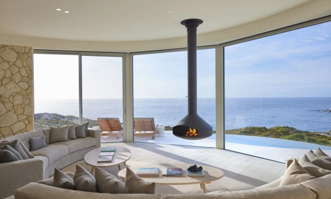 Southern Ocean Lodge's pavilion lodge in Kangaroo Island