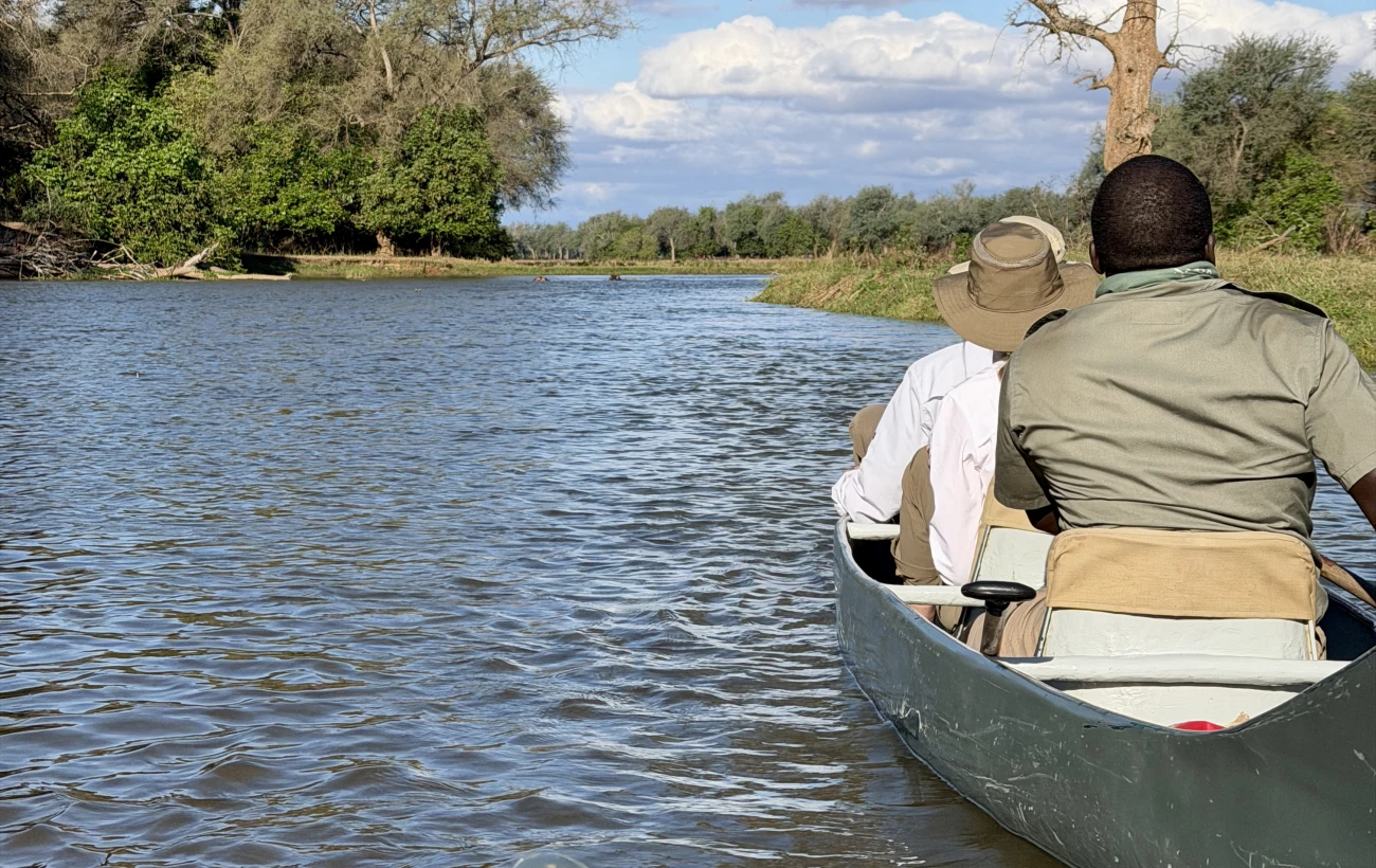 Canoeing in Lower Zambezi National Park
