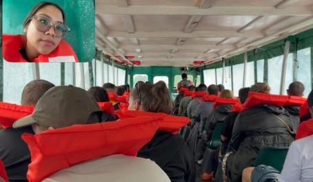Boat transfer to Tortuguero's lodges