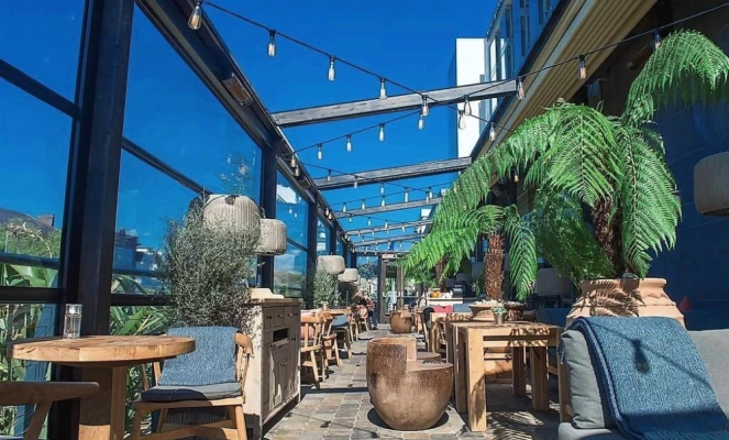 Hotel club terrace