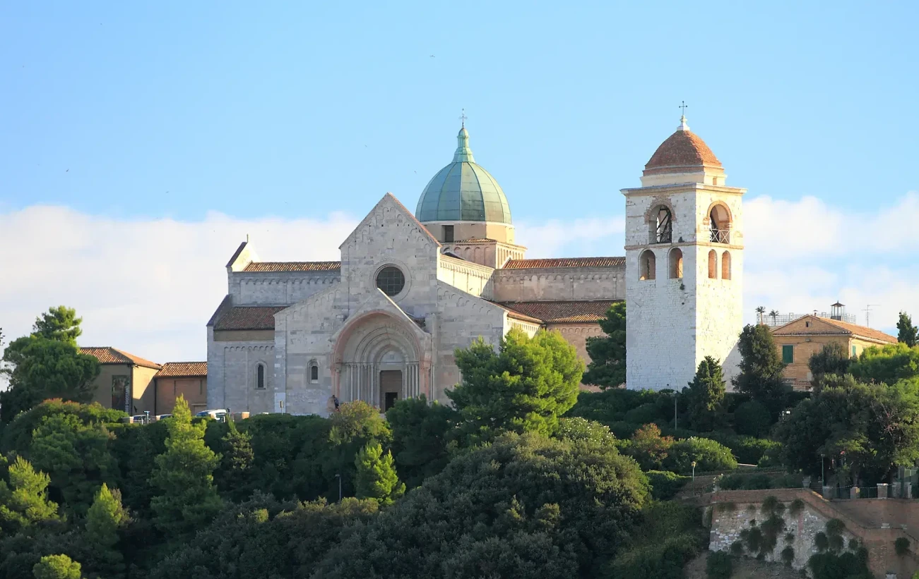 The Ancona Cathedral, a historic Roman Catholic church located in Ancona, Italy
