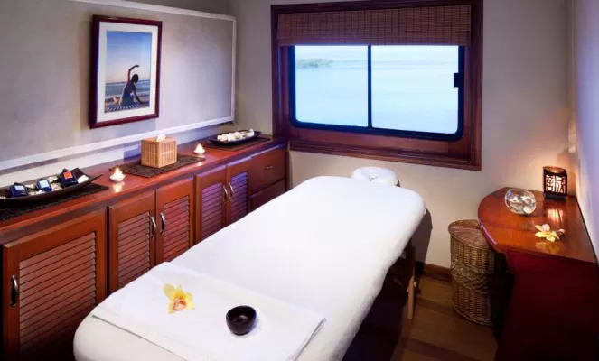 Enjoy a luxurious spa aboard the Safari Voyager.