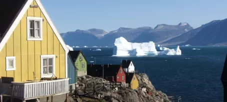 Unique houses in Greenland.
