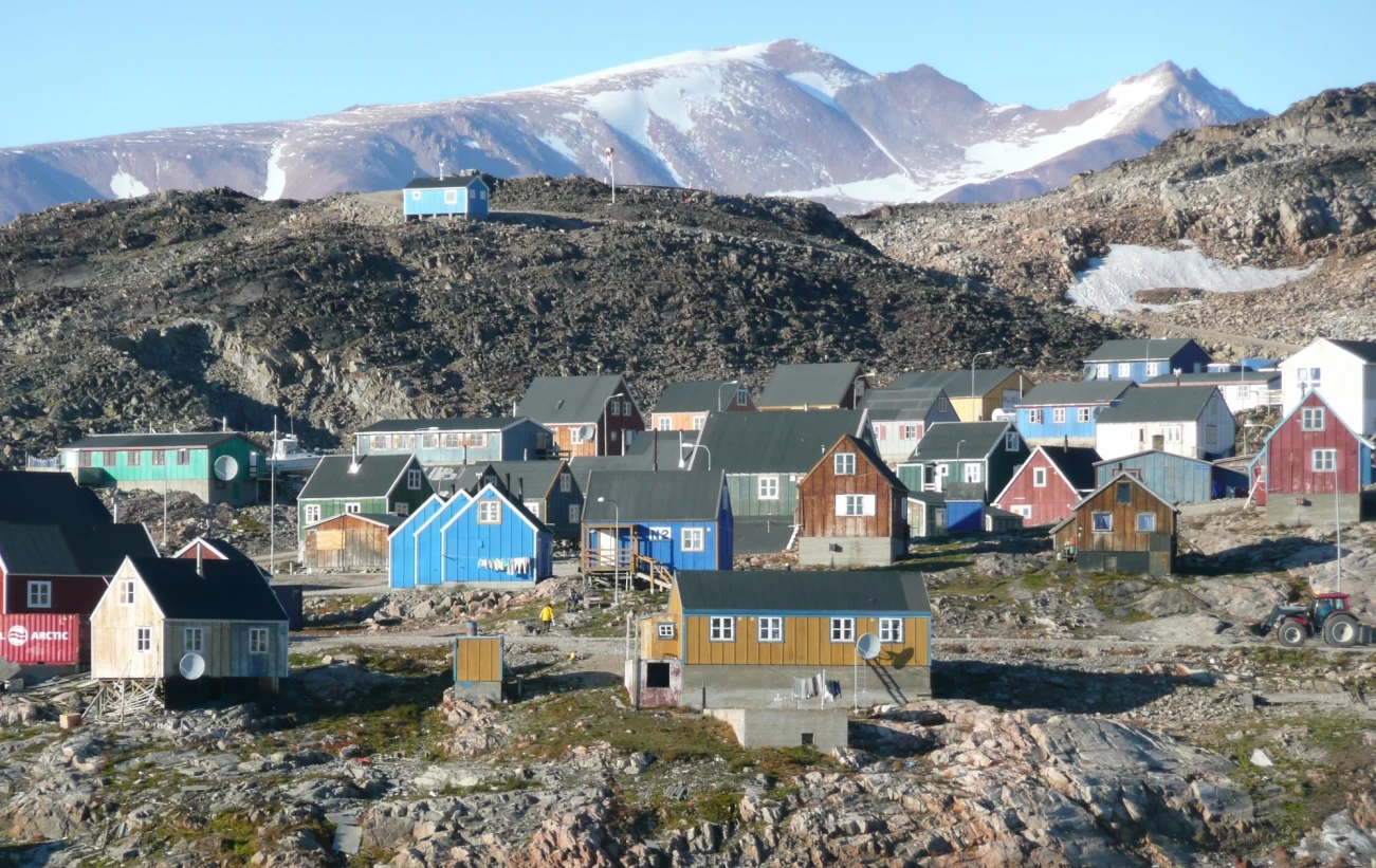 Unique villages of Greenland.